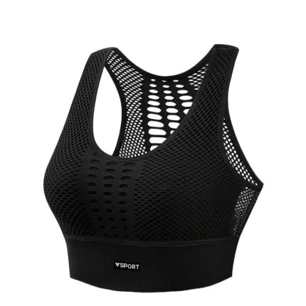 Top alto impacto Negro red Unitalla